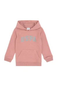 US Polo Assn. Boys' Orchid Basic Hooded Sweatshirt - Image 2