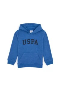 US Polo Assn. Boys' Dark Blue Melanj Hooded Basic Sweatshirt - Image 3