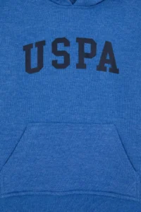 US Polo Assn. Boys' Dark Blue Melanj Hooded Basic Sweatshirt - Image 5