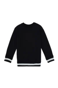 US Polo Assn. Boys' Black Basic Crew Neck Sweatshirt - Image 2