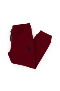 US Polo Assn. Boys' Burgundy Sweatpants - Image 3