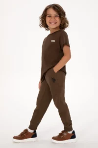 US Polo Assn. Boys' Khaki Sweatpants