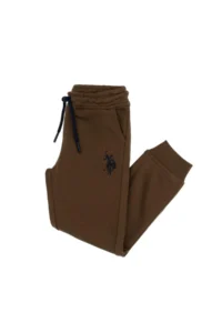 US Polo Assn. Boys' Khaki Sweatpants - Image 3
