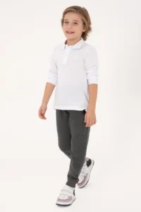 US Polo Assn. Boys' Anthracite Melanj Sweatpants
