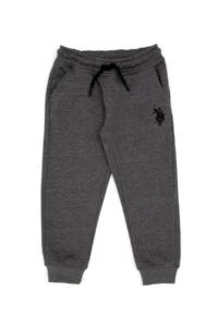 US Polo Assn. Boys' Anthracite Melanj Sweatpants - Image 4