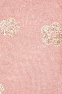 US Polo Assn. Girls' Light Pink Crew Neck Sweatshirt - Image 6