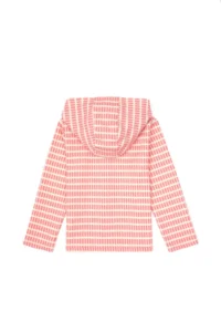 US Polo Assn. Girls' Neon Pink Hooded Zippered Sweatshirt - Image 5