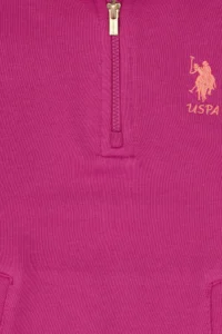 US Polo Assn. Girls' Pink Sweatshirt - Image 3
