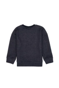US Polo Assn. Girls' Navy Blue Crew Neck Sweatshirt - Image 2