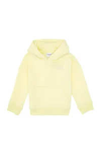 US Polo Assn. Girls' Yellow Hooded Fleece Basic Sweatshirt - Image 4