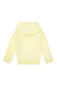US Polo Assn. Girls' Yellow Hooded Fleece Basic Sweatshirt - Image 5
