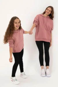 US Polo Assn. Girls' Orchid Hooded Fleece Basic Sweatshirt