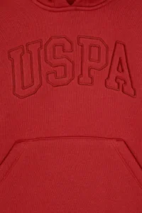 US Polo Assn. Girls' Brick Rejection Hooded Fleece Basic Sweatshirt - Image 5