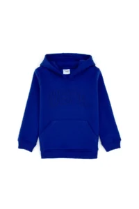 US Polo Assn. Girls' Purple Basic Hooded Fleece Basic Sweatshirt - Image 3