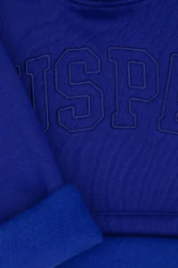 US Polo Assn. Girls' Purple Basic Hooded Fleece Basic Sweatshirt - Image 5