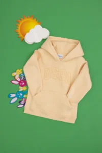 US Polo Assn. Girls' Kavun Hooded Fleece Basic Sweatshirt - Image 3