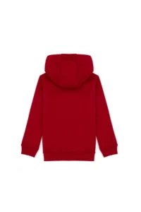 US Polo Assn. Girls' Koyu Raspberry Hooded Fleece Basic Sweatshirt - Image 4