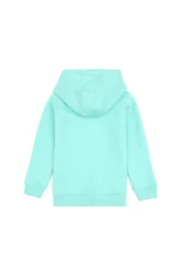 US Polo Assn. Girls' Mint Hooded Fleece Basic Sweatshirt - Image 4