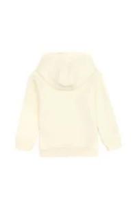 US Polo Assn. Girls' Cream Hooded Fleece Basic Sweatshirt - Image 5