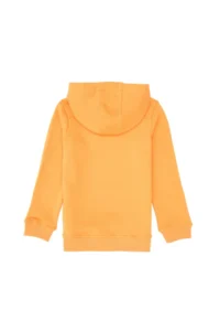 US Polo Assn. Girls' Melon Sequin Embroidered Hooded Basic Sweatshirt - Image 4