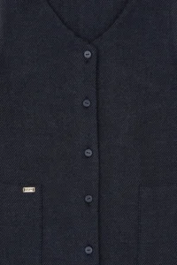 US Polo Assn. Girls' Navy Blue Weaving Dress - Image 5
