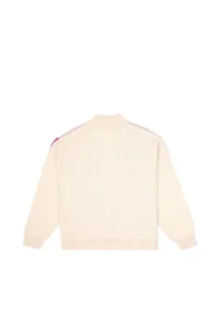 US Polo Assn. Girls' Cream Half Zippered Sweater - Image 3