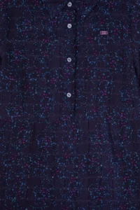 US Polo Assn. Girls' Navy Blue Weaving Dress - Image 5