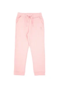 US Polo Assn. Girls' Toz Pink Fleece Jogger Sweatpants - Image 3
