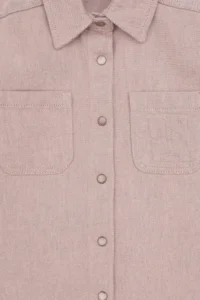 US Polo Assn. Girls' Powder Pink Jeans Shirt - Image 4