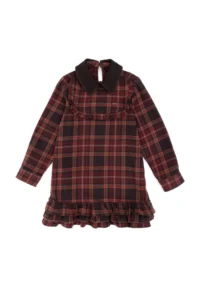US Polo Assn. Girls' Burgundy Jeans Dress