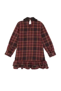 US Polo Assn. Girls' Burgundy Jeans Dress - Image 2