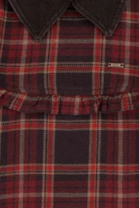 US Polo Assn. Girls' Burgundy Jeans Dress - Image 3
