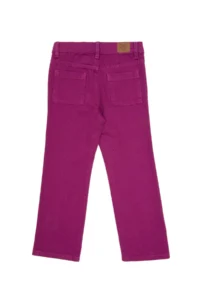 US Polo Assn. Girls' Violet Canvas Pants - Image 3