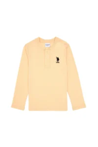 US Polo Assn. Boys' Ecru Crew Neck Sweatshirt - Image 2