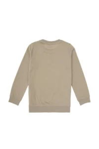 US Polo Assn. Boys' Light Khaki Crew Neck Sweatshirt - Image 4