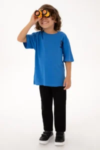 US Polo Assn. Boys' Dark Blue Crew Neck T-Shirt - Image 2