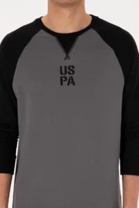 US Polo Assn. Men Crew Neck Regular Fit Black Thin Sweatshirt - Image 6