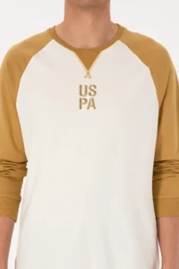 US Polo Assn. Men Crew Neck Regular Fit Khaki Thin Sweatshirt - Image 6