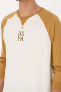 US Polo Assn. Men Crew Neck Regular Fit Khaki Thin Sweatshirt - Image 7