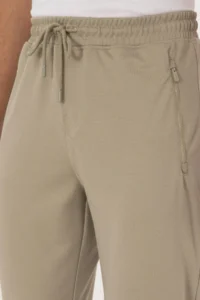 US Polo Assn. Men Light Khaki Sweatpants - Image 5