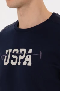 US Polo Assn. Men Regular Fit Crew Neck Navy Blue Sweatshirt - Image 7