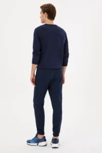 US Polo Assn. Men Navy Blue Sweatpants - Image 4