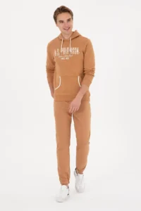 US Polo Assn. Men Camel Sweatpants - Image 3