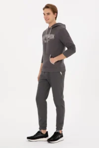 US Polo Assn. Men Gray Sweatpants - Image 3