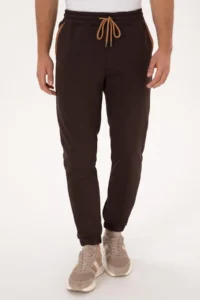 US Polo Assn. Men Dark Brown Sweatpants - Image 2