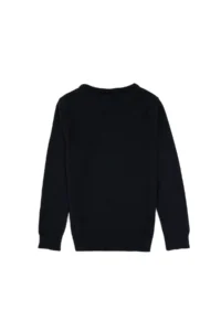 US Polo Assn. Boys' Navy Blue Crew Neck Basic Sweater - Image 2