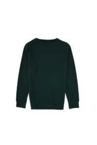US Polo Assn. Boys' Green Crew Neck Basic Sweater - Image 4