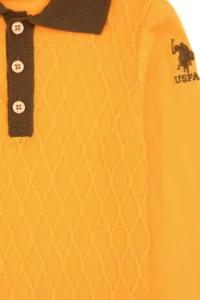US Polo Assn. Boys' Mango Polo Shirt Collar Sweater - Image 4
