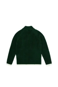 US Polo Assn. Boys' Green Half Zippered Sweater - Image 2