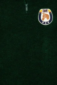 US Polo Assn. Boys' Green Half Zippered Sweater - Image 3